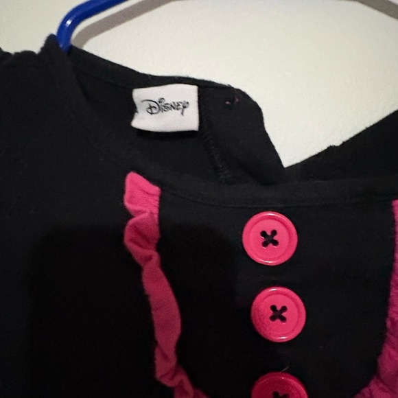 Disney Minnie Mouse Black and Pink Long Sleeve Tee - Picture 2 of 3